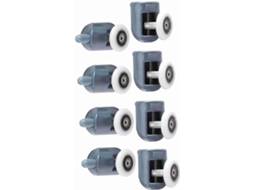 Conjunto De Roldanas Asixxsix Para Porta Chuveiro, Superior E Inferior, Duplas, Deslizamento Suave Para Boxes De