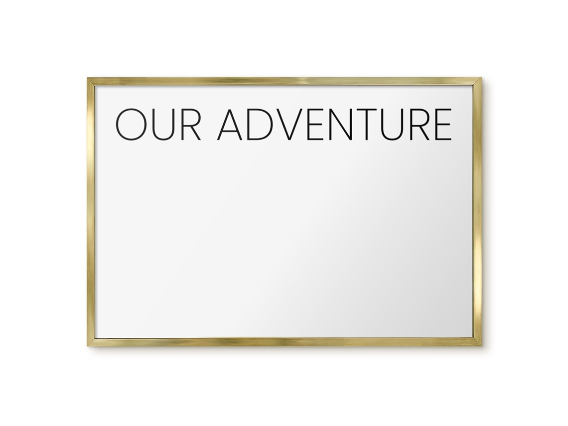 Magnetic Glass Board Our Adventure For The Hall Espelharte (60x40 Cm)