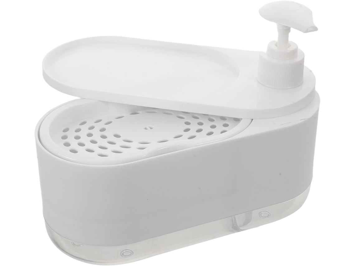 Dispensador, Branco, Em Plástico Para Cozinha