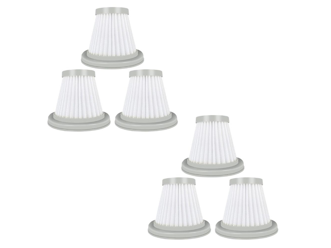 6Pcs Filtro Hepa para Deerma Dx118C Dx128C Acessórios para Aspirador de Pó