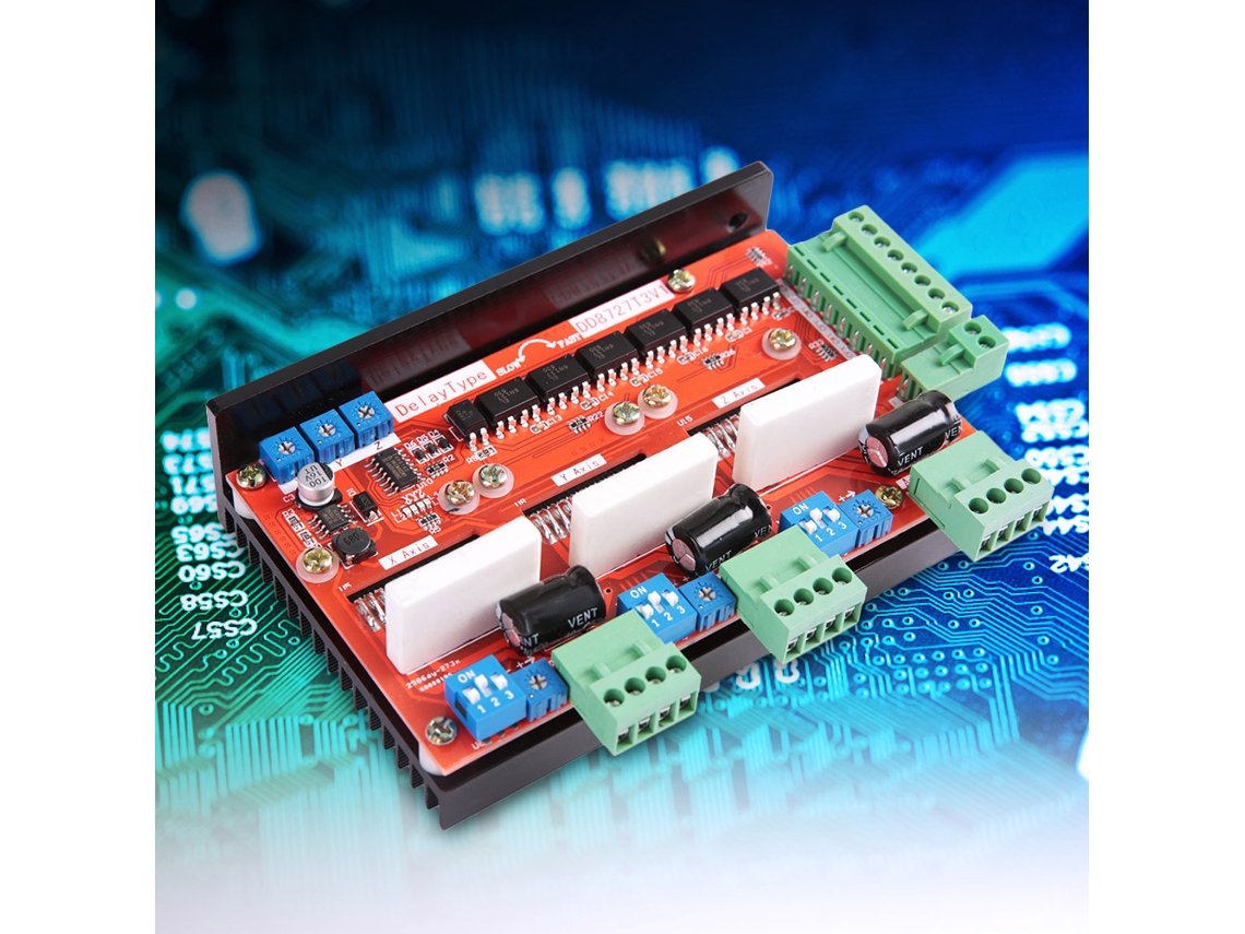 Laxiscreed - Controlador Para Motor Passo A Passo 3 Eixos, 4a, Microstep De 128 Passos
