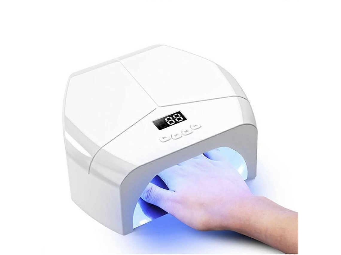 Lâmpada Uv para Unhas, Máquina de Fototerapia para Unhas, Lâmpada Uv para Secagem Rápida de Esmalte em Gel, Lâmpadas Led, Plugue Ue NOSTALGIA88