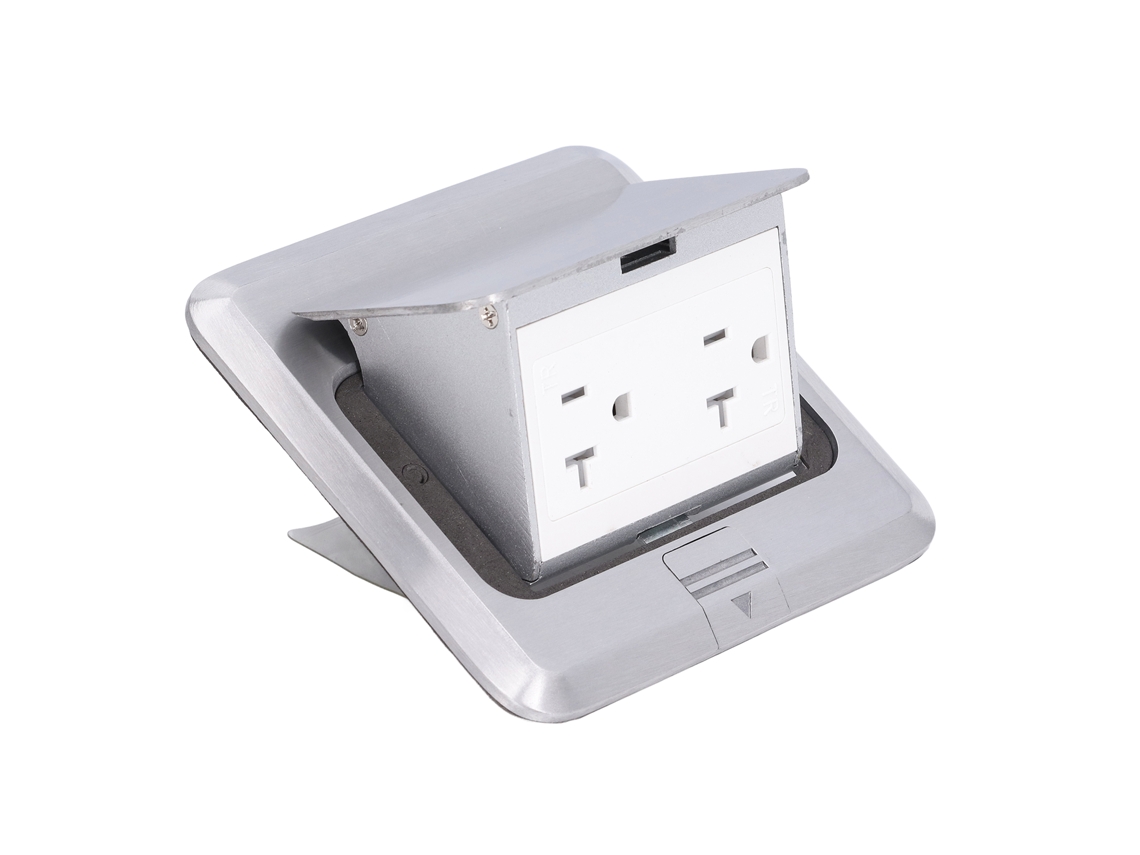 Laxiscreed Tomada De Sobrepor Para Piso 250v 20a Com Proteção Ip40