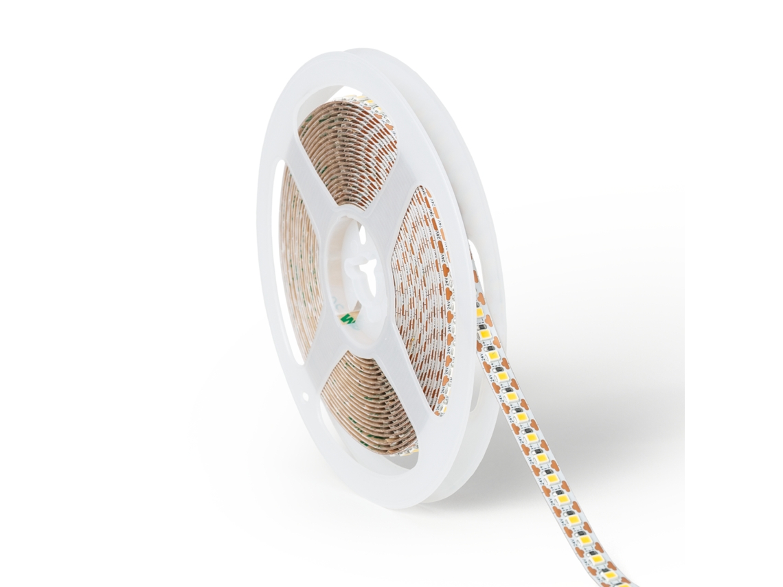 Fita Led 24v Smd 160 Led/m 5m 15w/m 1650lm/m Largura 8mm Freecut Ip20 2700k Branco Quente