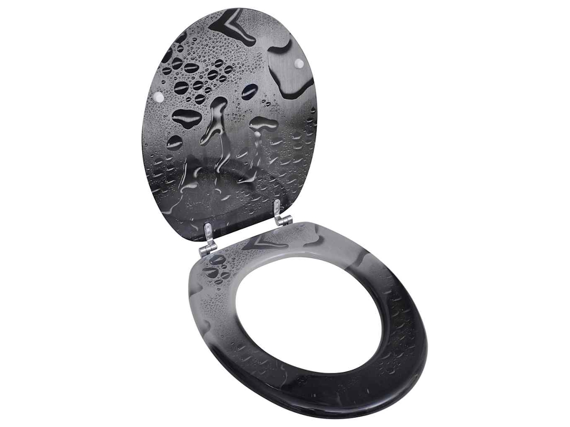 Tampa De Sanita De Mdf, Design Gota De Água