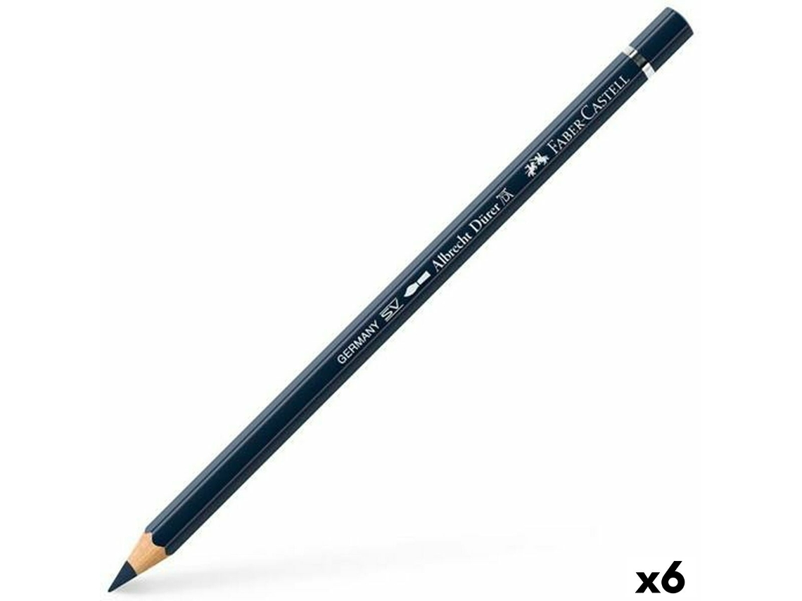 Lápis de Cores FABER-CASTELL Albrecht Dürer	157 Azul Escuro 6 Unidades
