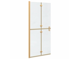 Conjunto 1 Parede De Chuveiro Vidaxl Dourado Alumínio (90 X 6.5 X 190 Cm)