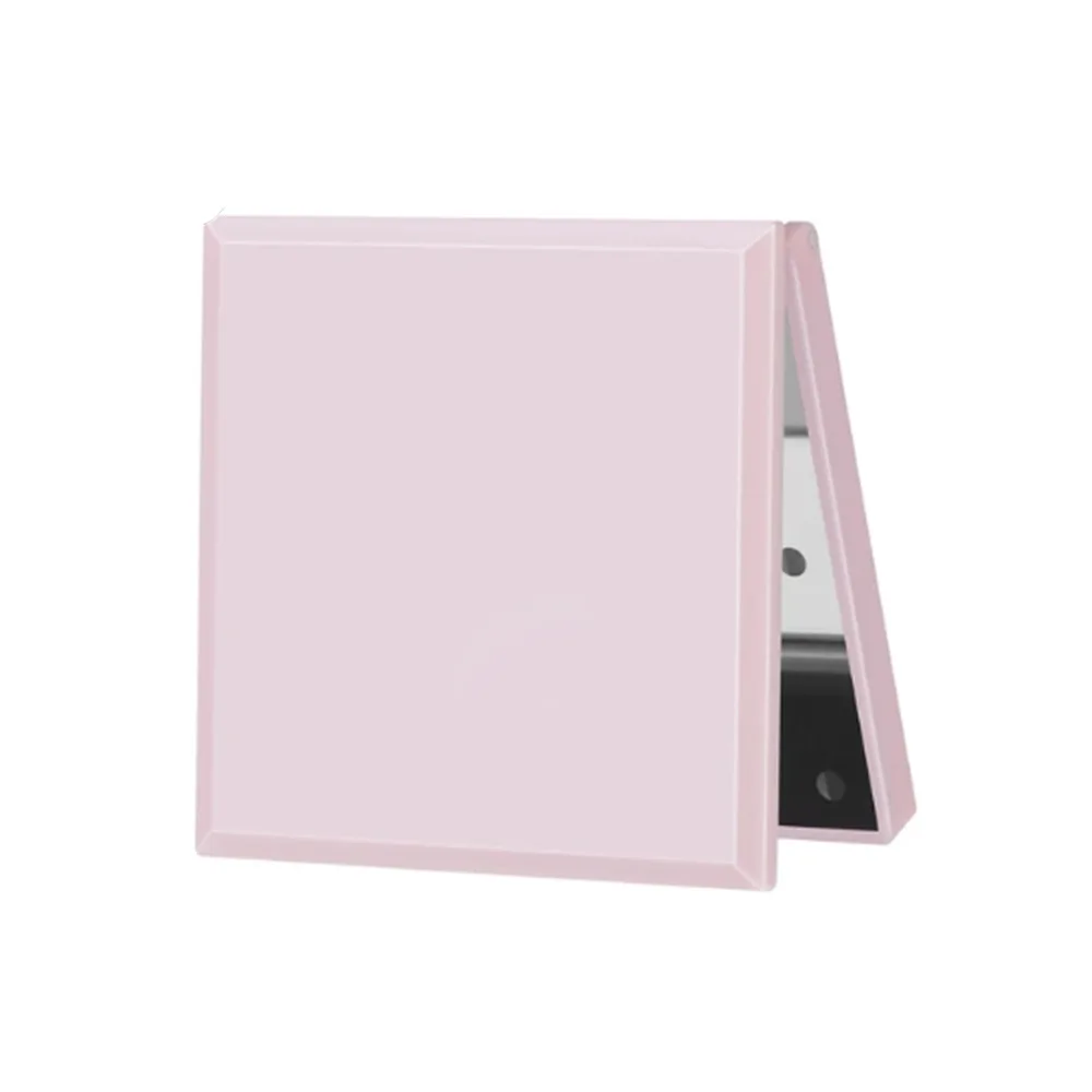 Espelho de Maquiagem Portátil com 6 Luzes, Função de Aumento e Design Dobrável. MDUG (rosa)