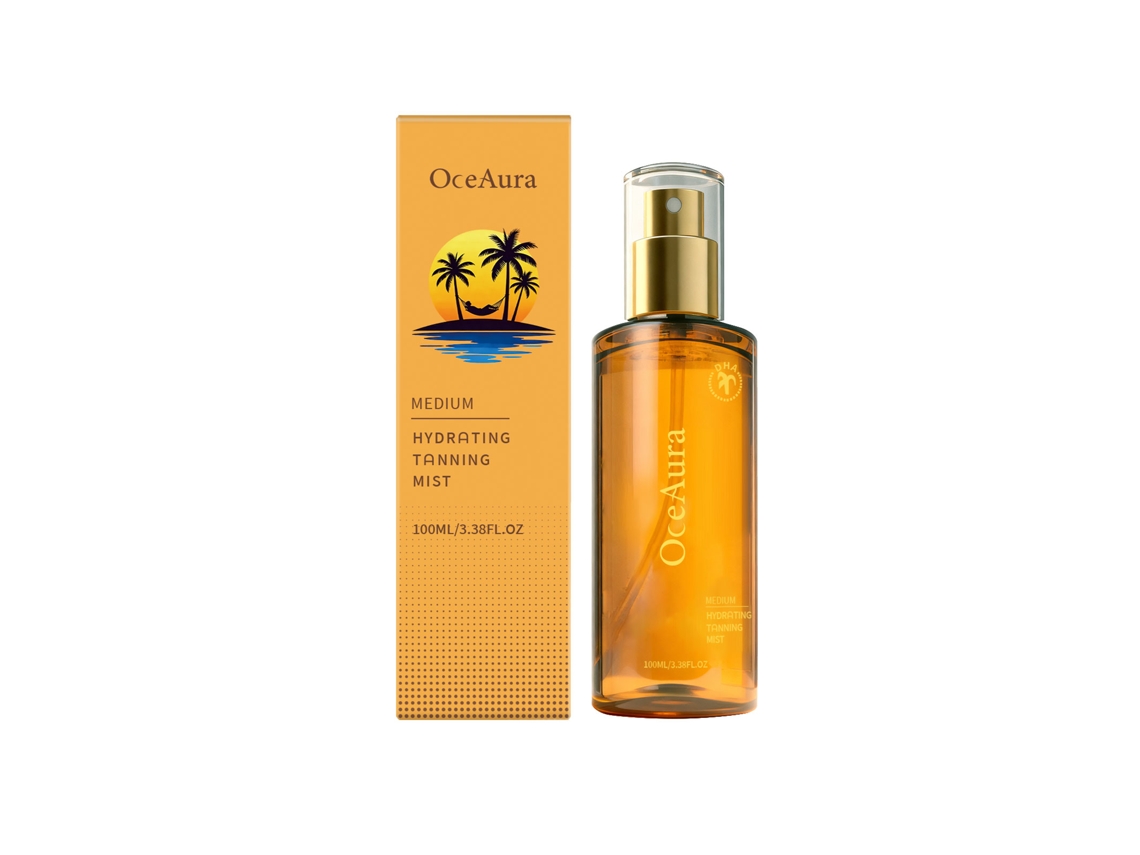 Spray Auto bronzeador Corporal para Tom Uniforme, Hidratação e Pele Suave
