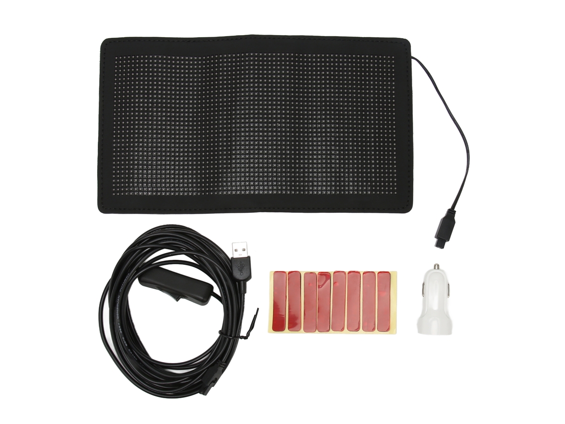 Tela Led Flexível Ultra Fina EOOCOO programável por aplicativo Bluetooth