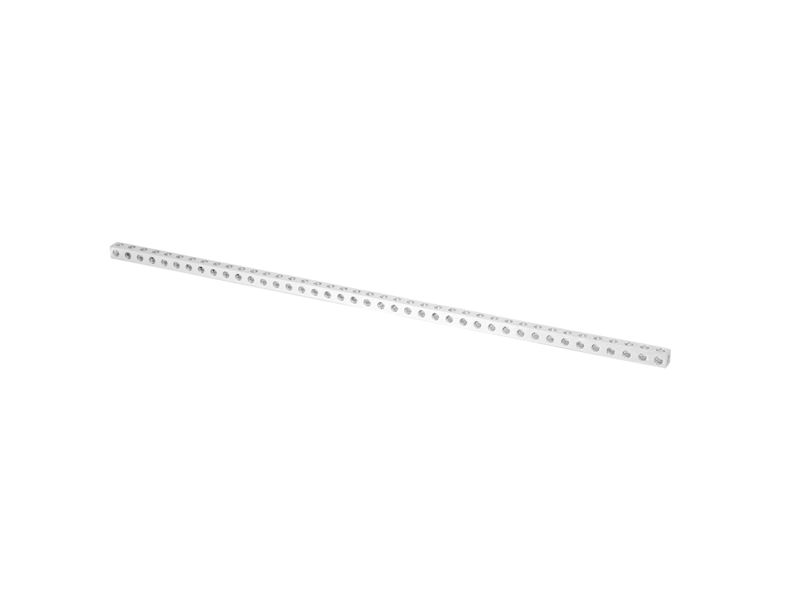 Viga quadrada de alumínio com 41 furos 3106-0041-0328 8x8x328mm para substituição em robôs