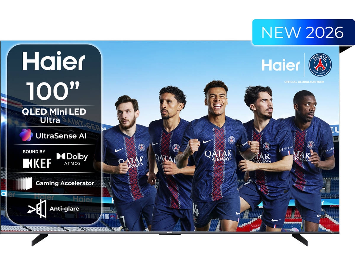 TV HAIER S90 H100S90FUX (QLED - 100'' - 254 cm - 4K Ultra HD - Smart TV)