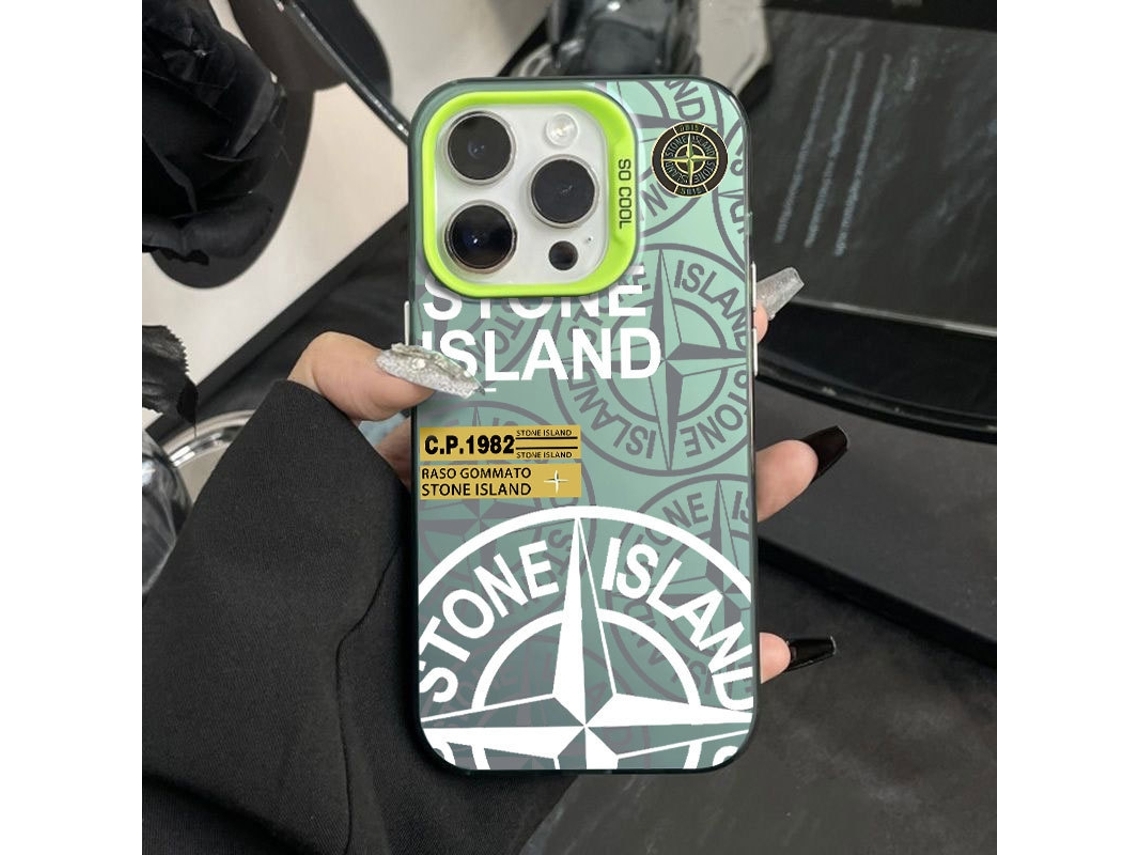 Capa Para Iphone 17 Air Laser Stone S476p1 Verde Laser Hard Stone