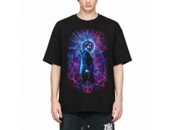 Rockinstone John Wick Neon Halo Black Adult T-shirt Size:xl