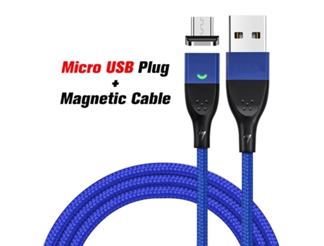 Cabo Micro Usb Magnético 3a Cabo Magnético Android De Carga Rápida Para Huawei Samsung Lg Xiaomi Fonken