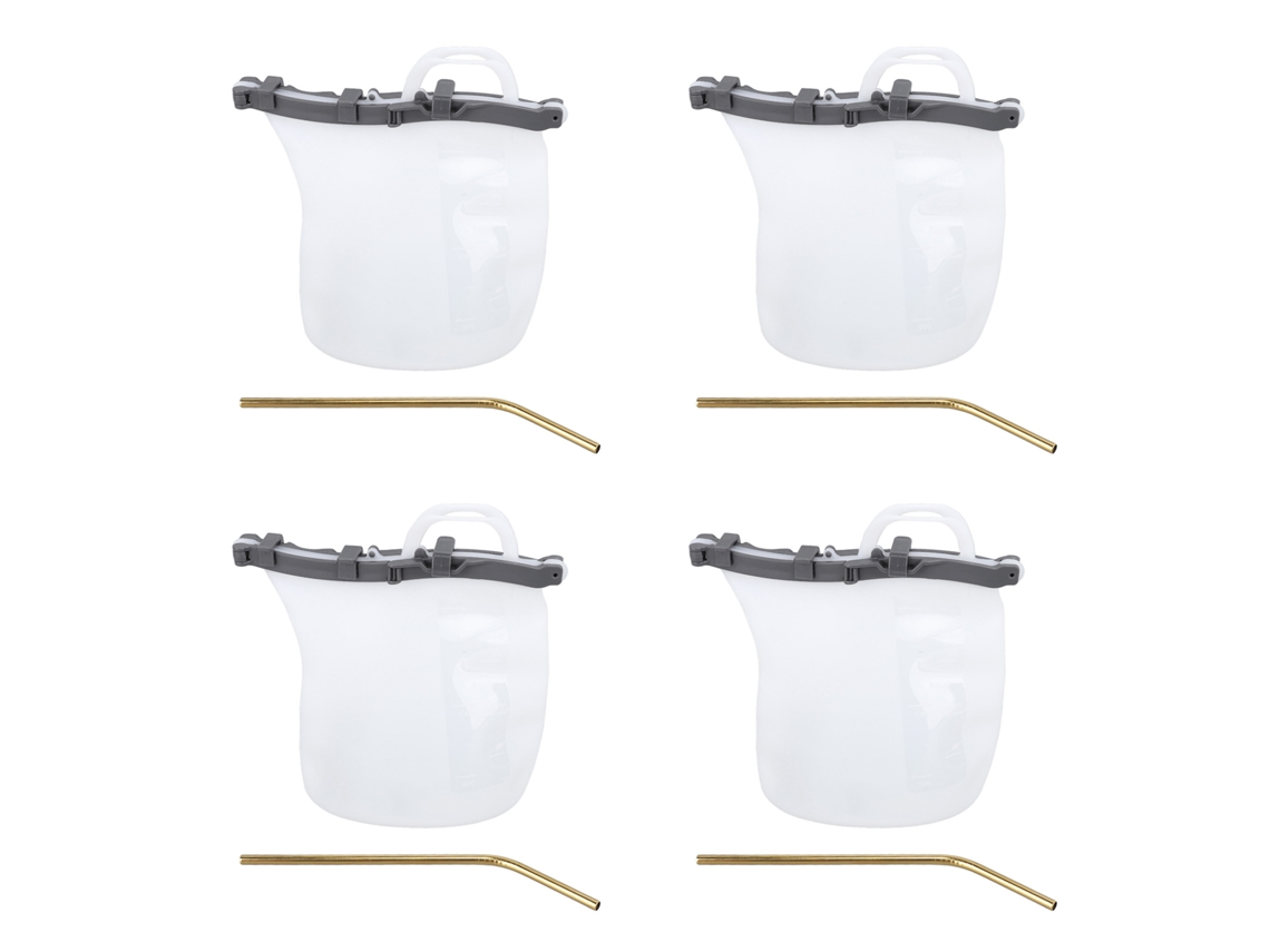 4 Pcs Saco de Cozinha Lenta Silicone com MARCA
