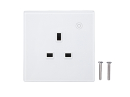 Tomada inteligente AWTS, com painel de temporizador, controle remoto, 16A, ABS, AC 95V | S/MARCA