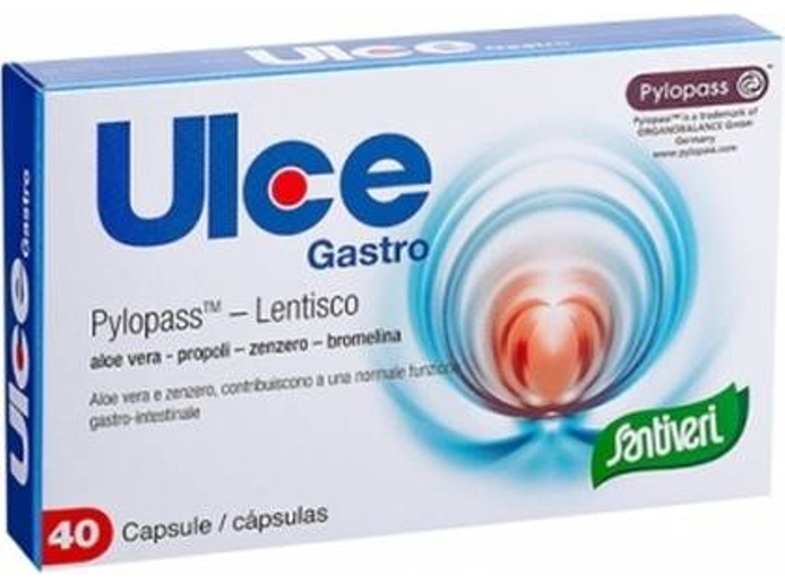 Suplemento Alimentar SANTIVERI Ulce Gastro Cápsulas (40 cápsulas)