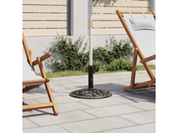 Vidaxl Base Para Guarda-sol 12 Kg 48 Cm Ferro Fundido Bronze