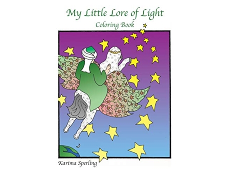 Livro My Little Lore of Light Coloring Book de Karima Sperling (Inglês)