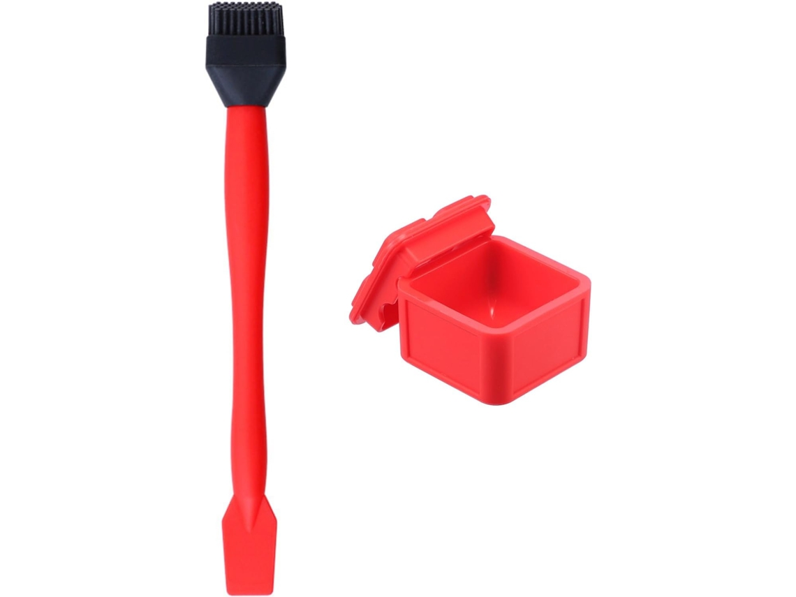 Caixa De Armazenamento Silicone, Aplicador Para Madeira, Tampa