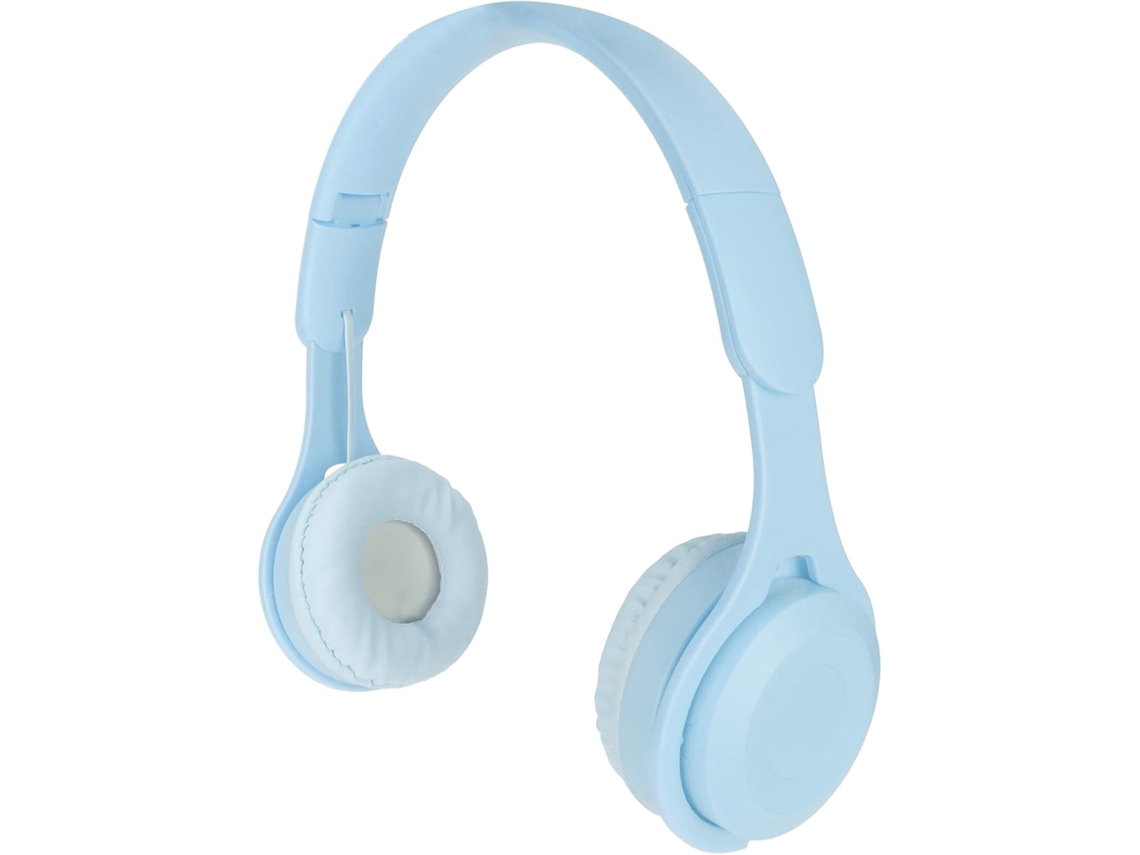 Fone De Ouvido Infantil Macaron Com Som Estéreo Estiloso, Confortável E Com Bluetooth V5 0, Além De Design Dobrável Azul