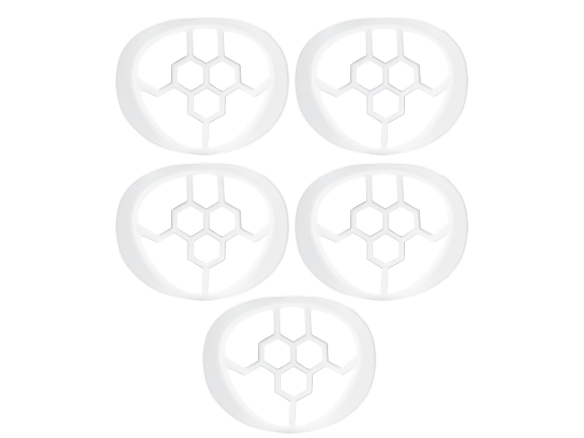 Laxiscreed Suporte Interno Para Máscara De Silicone Facial, Confortável, Lavável E Reutilizável