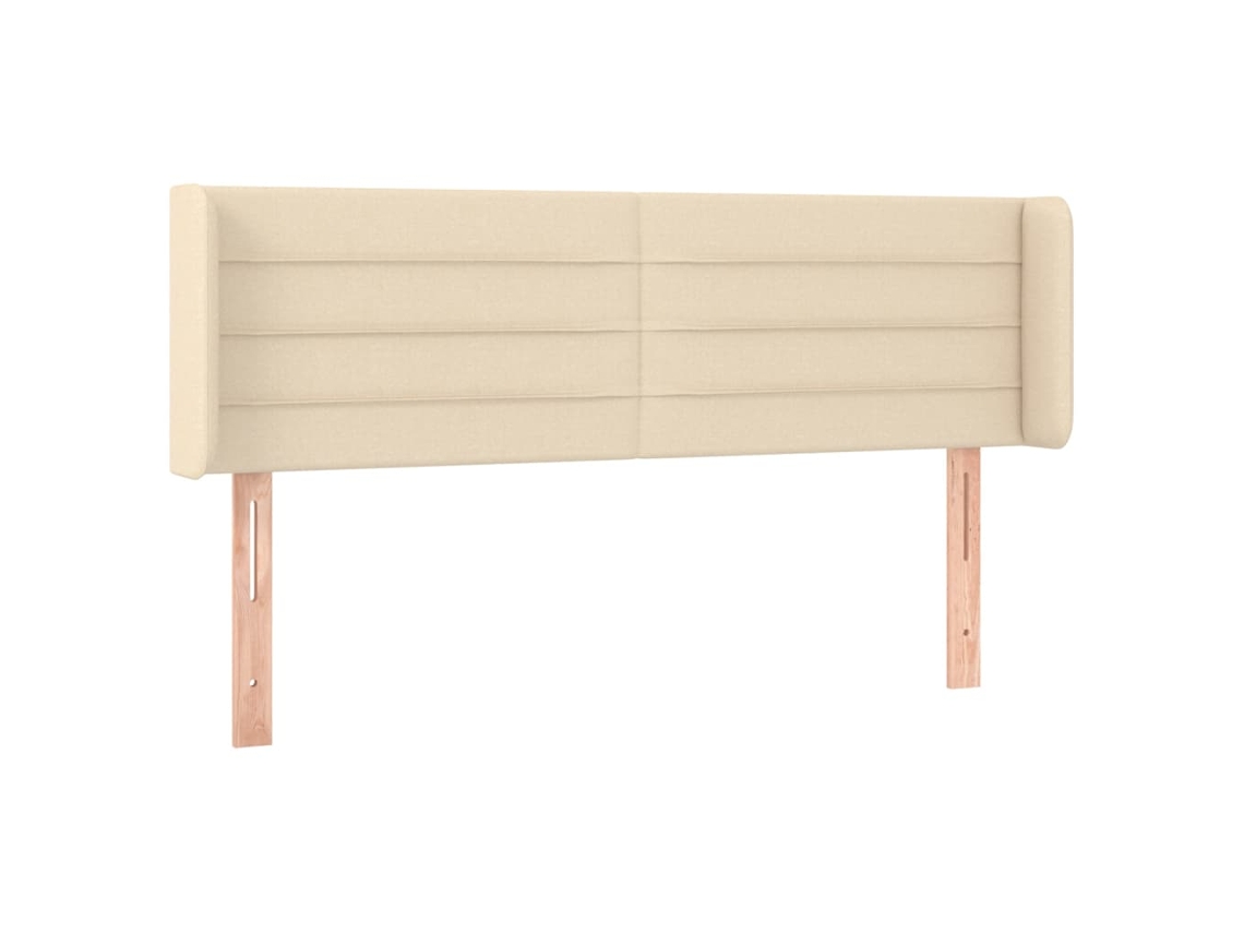 Headboard, Headboards Vidaxl Creme Tecido (147 X 16 X 78/88 Cm)