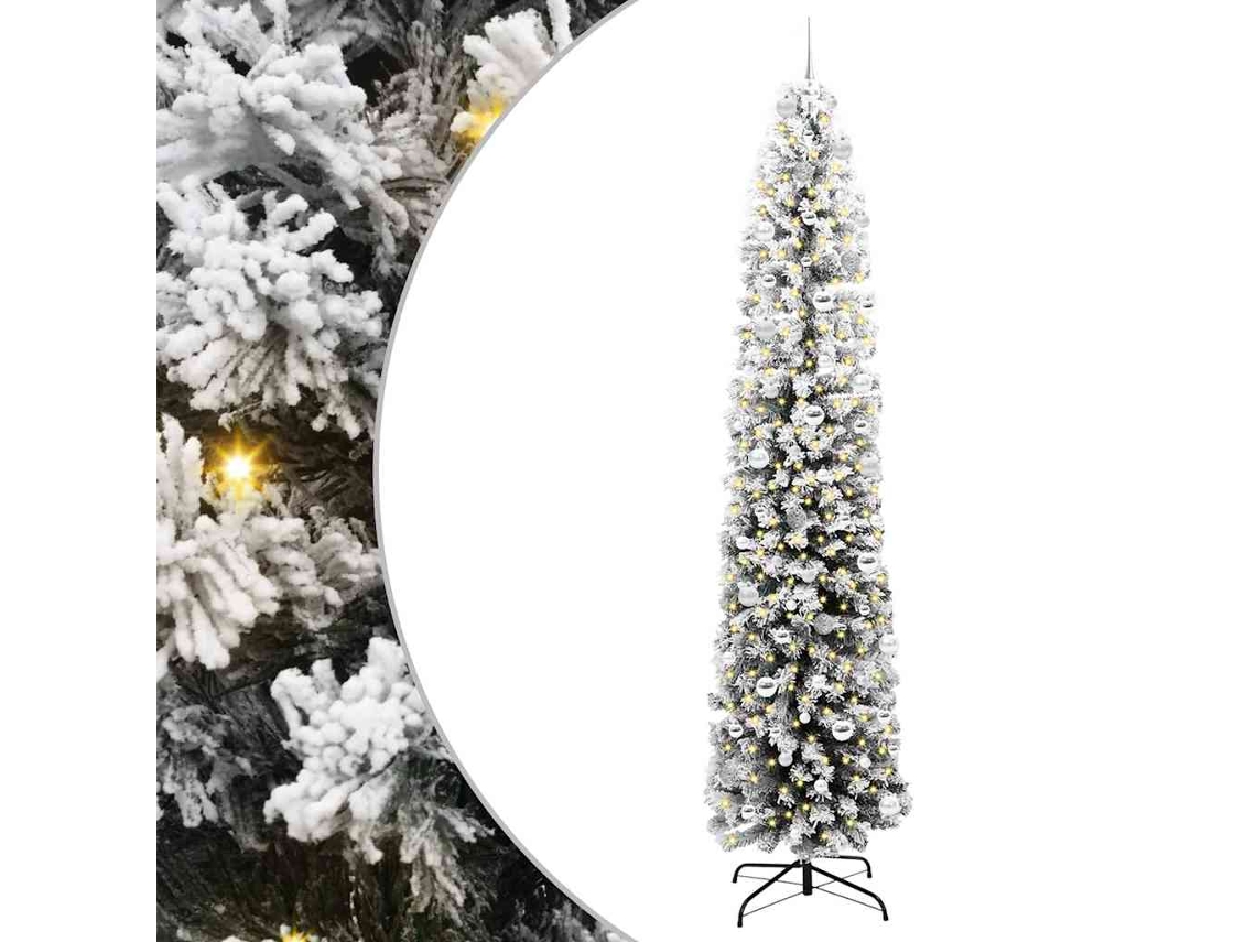 Conjunto 1 Árvore De Natal Vidaxl Verde Pvc (240 Cm)