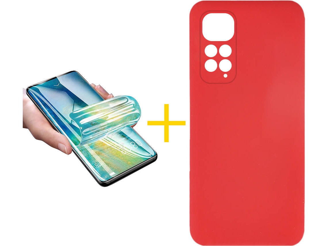 Capa + Película para Samsung Galaxy ACCETEL Vermelho