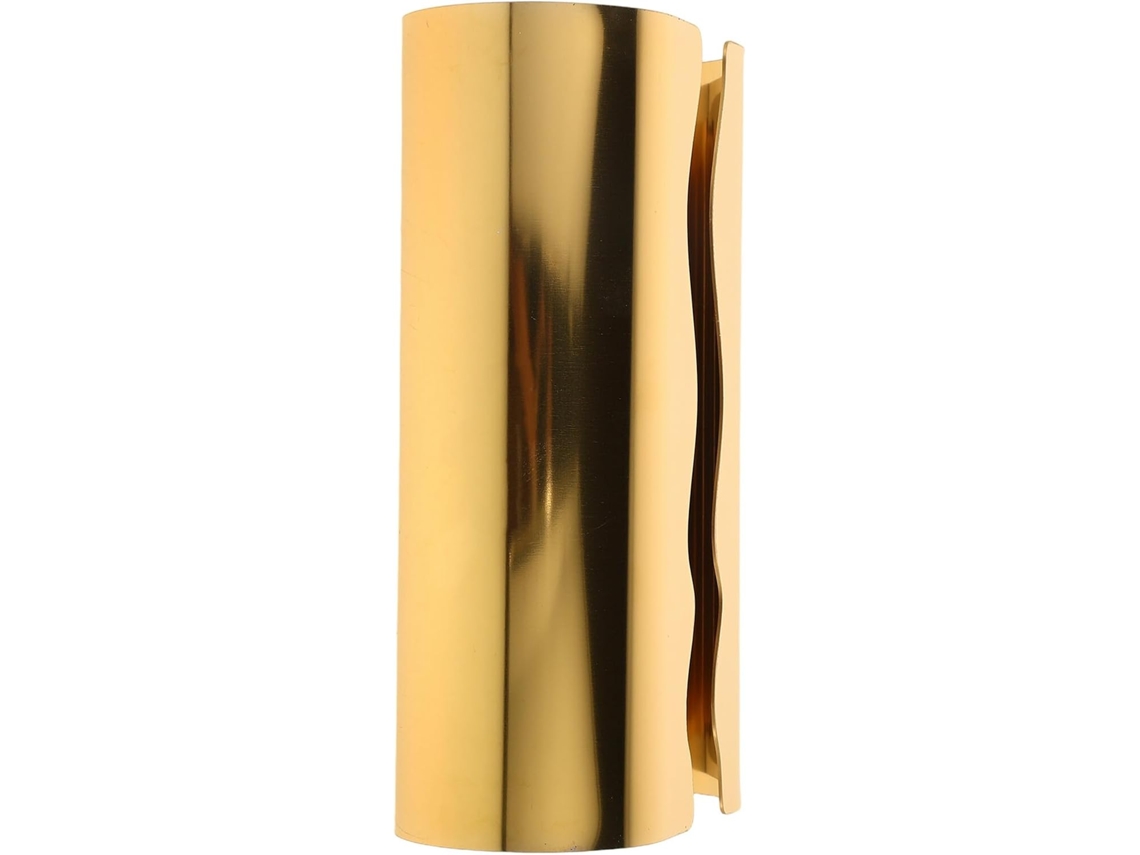 Porta Lenços Galpada Em Aço Inoxidável Dourado, Caixa Para 450g Com Tampa, Ideal Para Quarto, Banheiro E Escritório