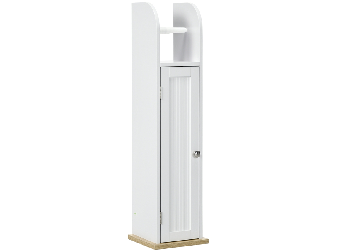 Armário Banheiro Porta Papel 20x20x80cm Branco