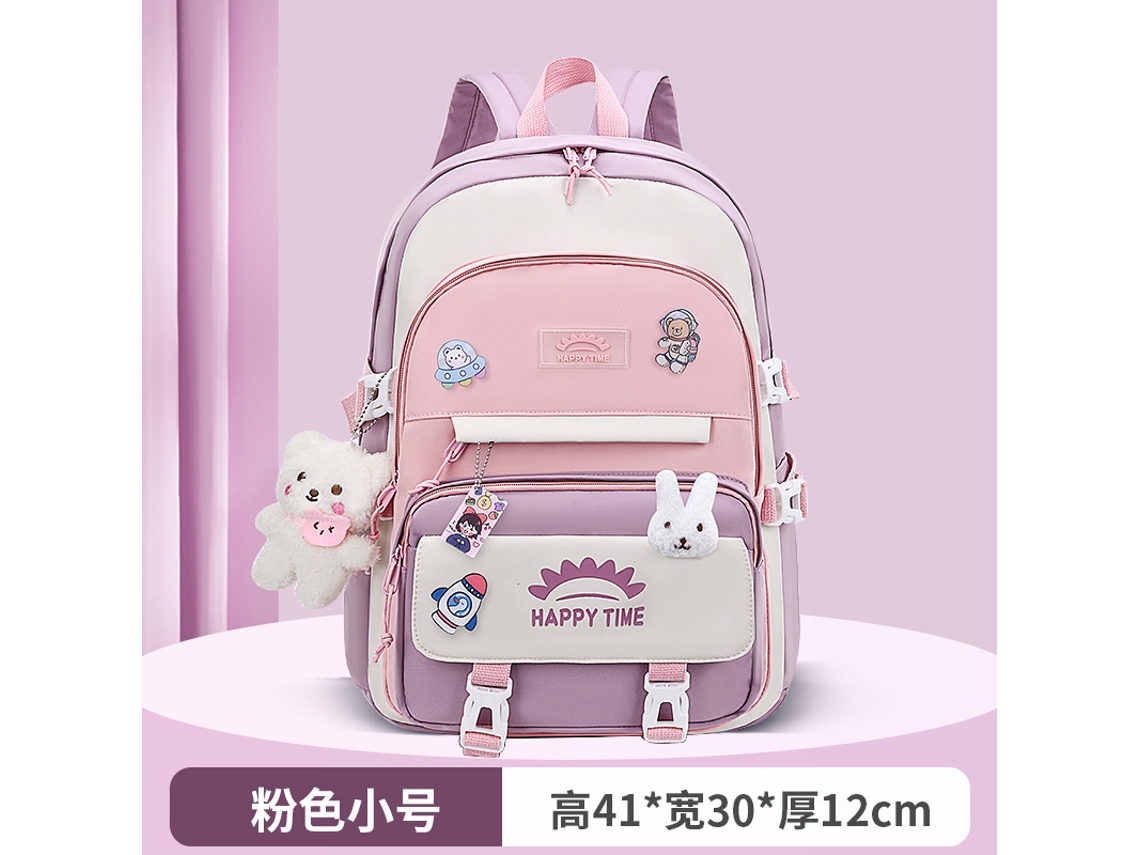Laxiscreed Mochila Compacta Para Meninas Do Ensino Fundamental E Médio Com Design Engraçado E Estilo Moderno