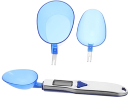 Conjunto De 1 Colher Medidora Digital Em Aço Inoxidável Com Visor Lcd