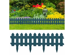 Vidaxl Bordas De Relvado 25 Pcs 10 M Pp Verde