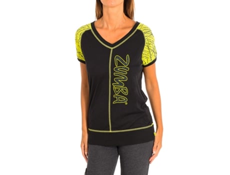 T-Shirt de Mulher ZUMBA Preto (S)