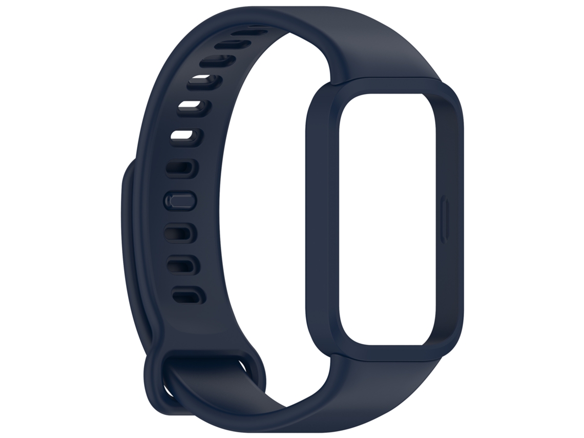 Pulseira Desportiva Macia e Respirável para Xiaomi Band 9 Active / Redmi Band 3 Azul HEXINYIGJLY