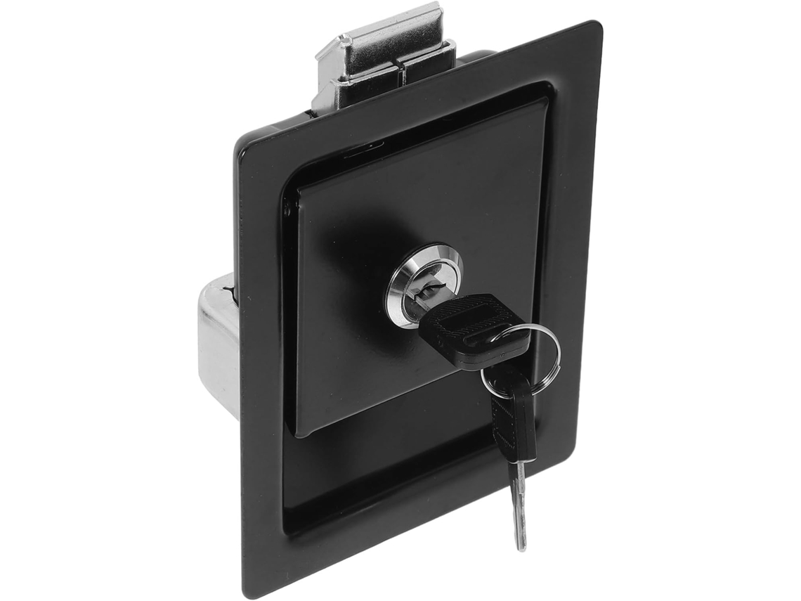 Fechadura De Porta Ms866-3 Em Aço Inoxidável Com Maçaneta Integrada.
