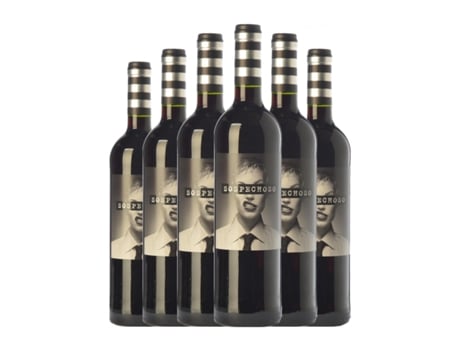 Vinho UVAS FELICES Sospechoso Vino de la Tierra de Castilla Jovem (0.75 L - 6 Unidades)