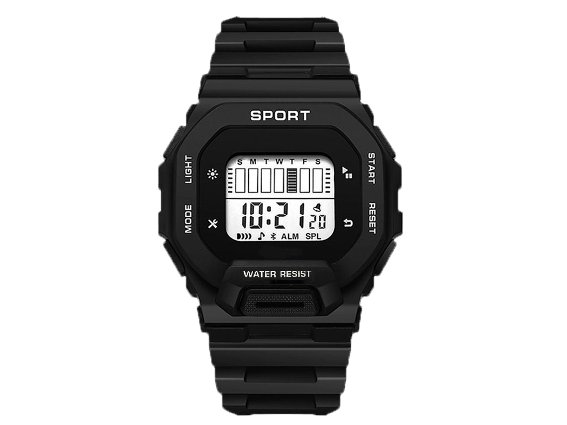 Relógio Esportivo Masculino (preto), Relógio Digital Multifuncional Led À Prova D'água