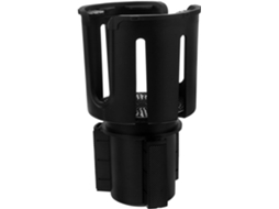 Suporte extensível para flocos de milho para carrinho com base ajustável, comporta latas e outros itens.