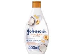 Leite Corporal Vita-rich Pêssego E Coco Vermelhos Johnson's