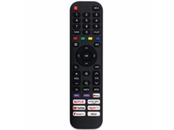 Comando De Substituição Para Tv Hisense Compatível En2ag30h, Botões De Streaming, Sem Configuração