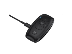 Controle remoto Bluetooth multifuncional recarregável para telefones, função de navegação de e-books e câmera selfie Slowmoose