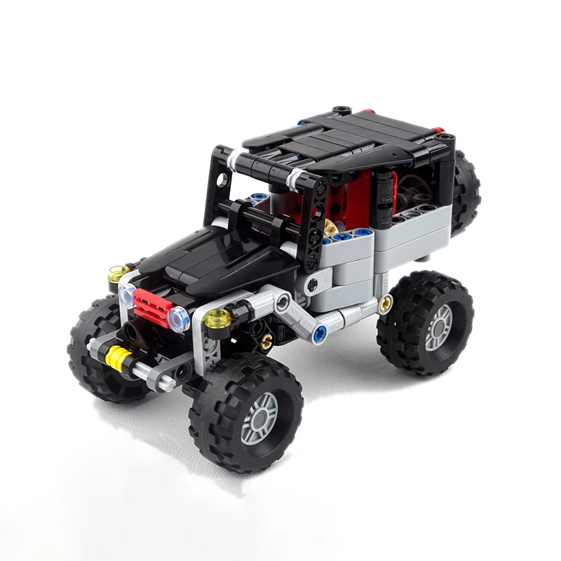 Conjunto De Blocos De Construção Moc Para Mini Veículos Off-road Criativos