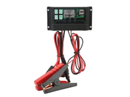 Controlador de carga solar Primerox MPPT 12V 24V 30A com painel LCD ajustável e regulador solar de 360W