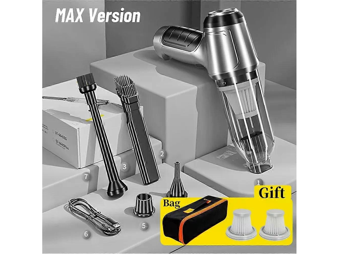 Aspirador De Pó Sem Fio Para Carro 95000pa 3 Em 1, 120 W, Soprador, Sem Fio, Para Uso Doméstico, Mini Aspirador De Pó Para Carro Aquaforge