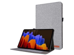 Capa Protetora Horizontal Flip Em Tpu Tecido Pu Para Samsung Galaxy Tab S8 / S7 T870/t875 Com Comp Tuotuo (modelo Mais Recente De 2025)
