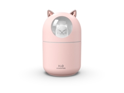 Difusor De Aromas  300ml Usb Humidificador Rosa*