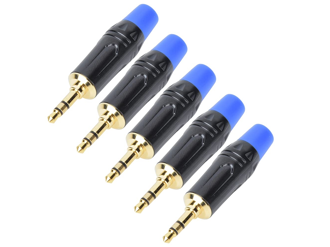 Conector De Áudio De 3, Pacote Com 5, 5 Mm, Pacote Com 5 Unidades
